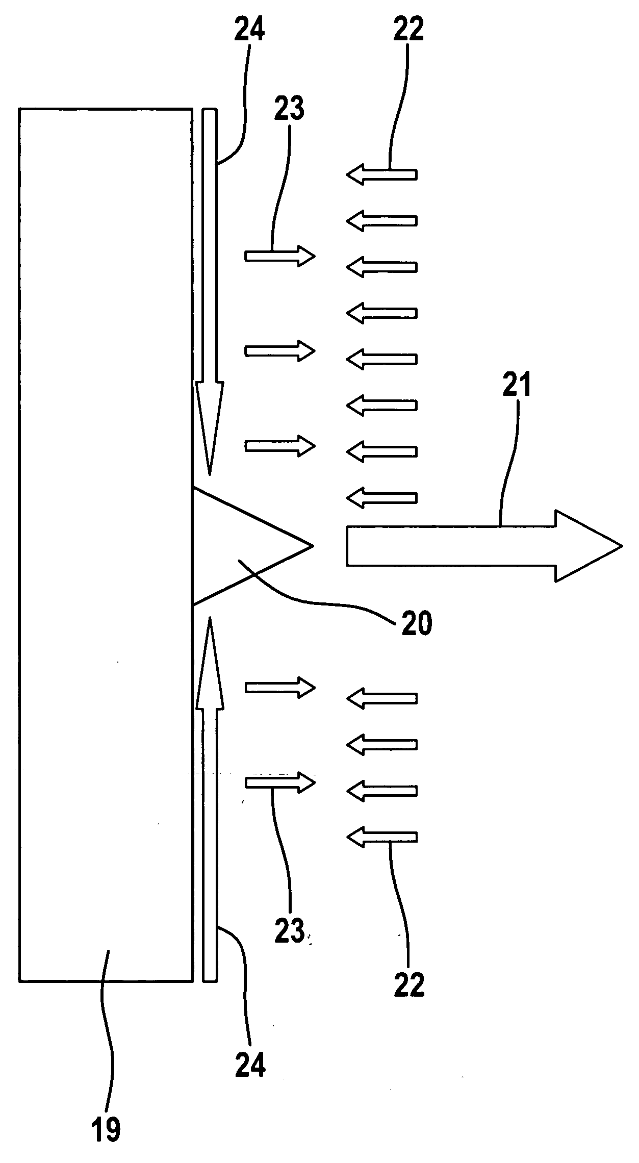 Method and device for the mass-spectrometric analysis of gases