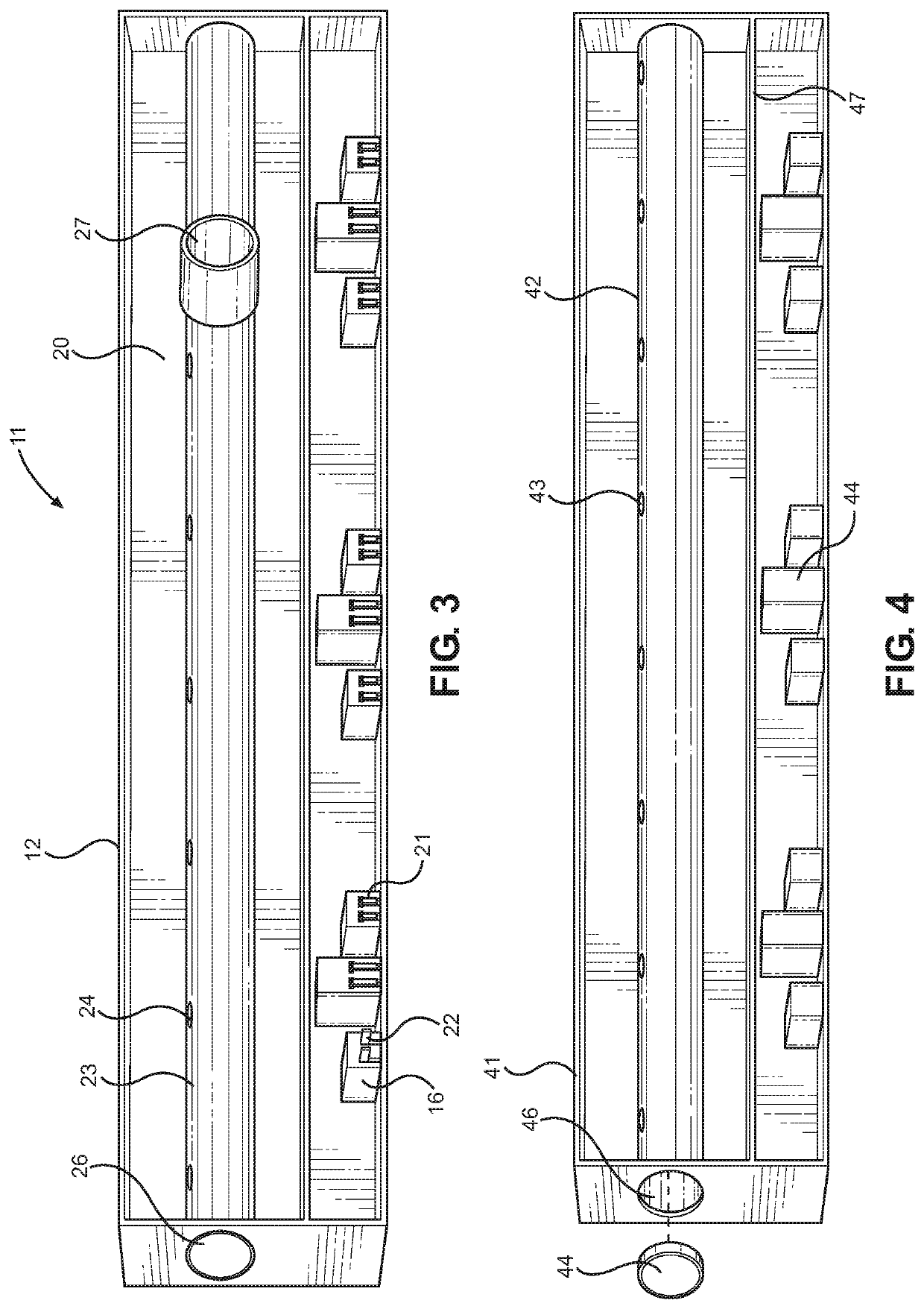 Wall mounted rail system