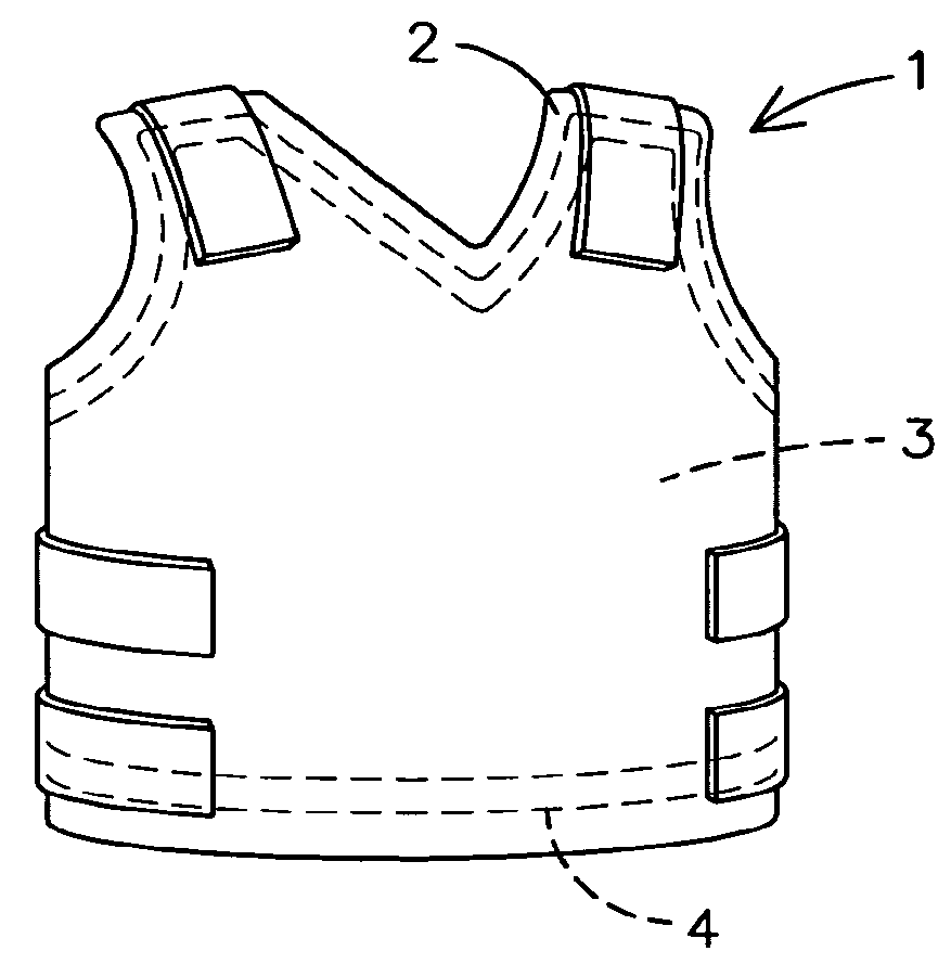 Ballistics vest pad cover
