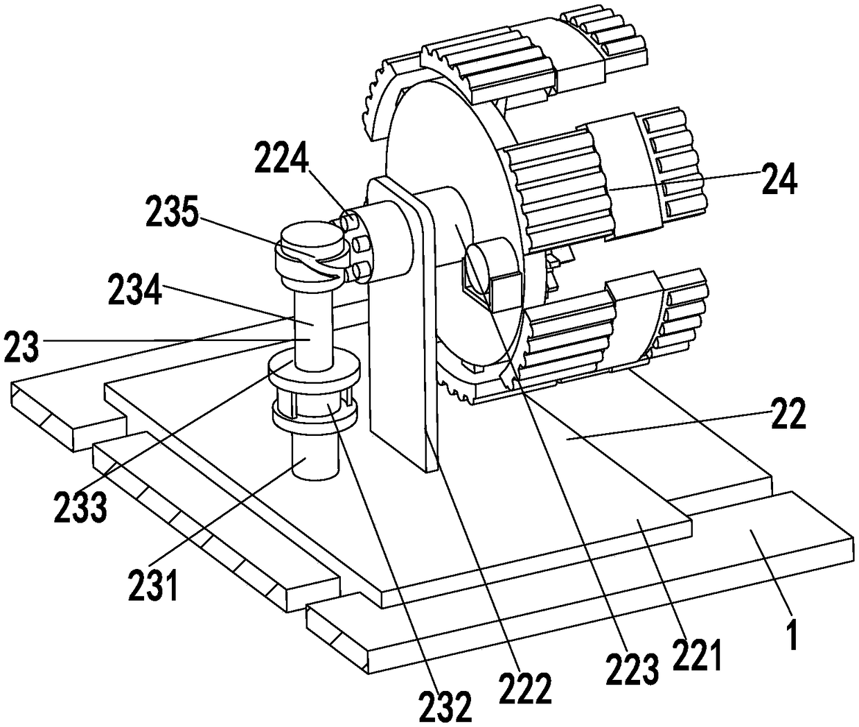 Fixture for machining of numerical control electric spark machine tool