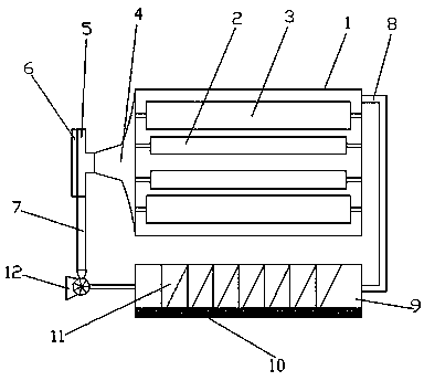 An electrostatic dust removal device for printing machinery