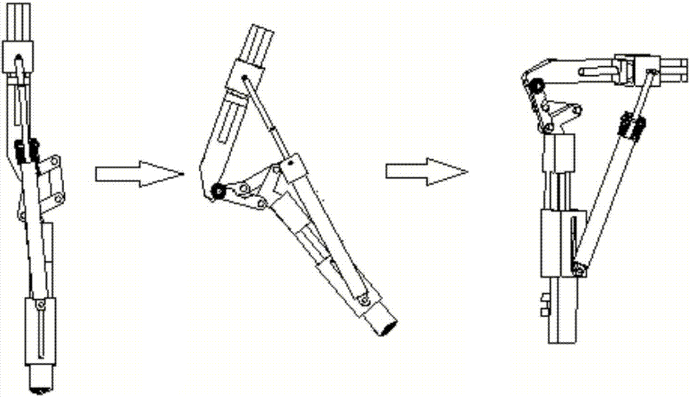 Knee joint structure used for lower limb exoskeleton robot