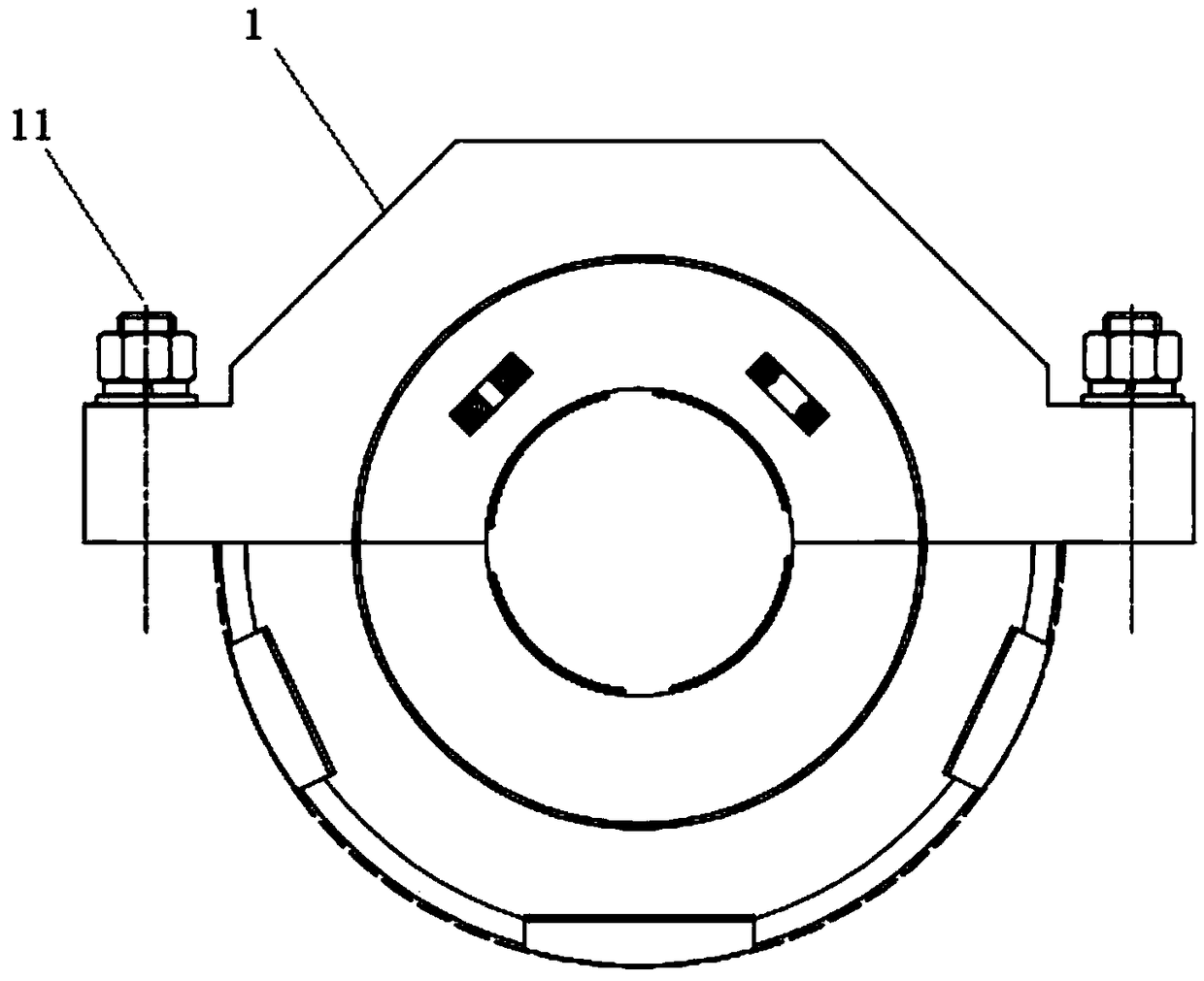 Radial support bearings for centrifugal compressors