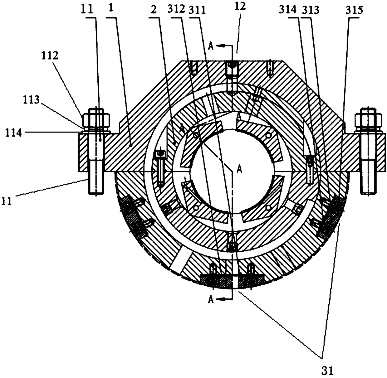 Radial support bearings for centrifugal compressors