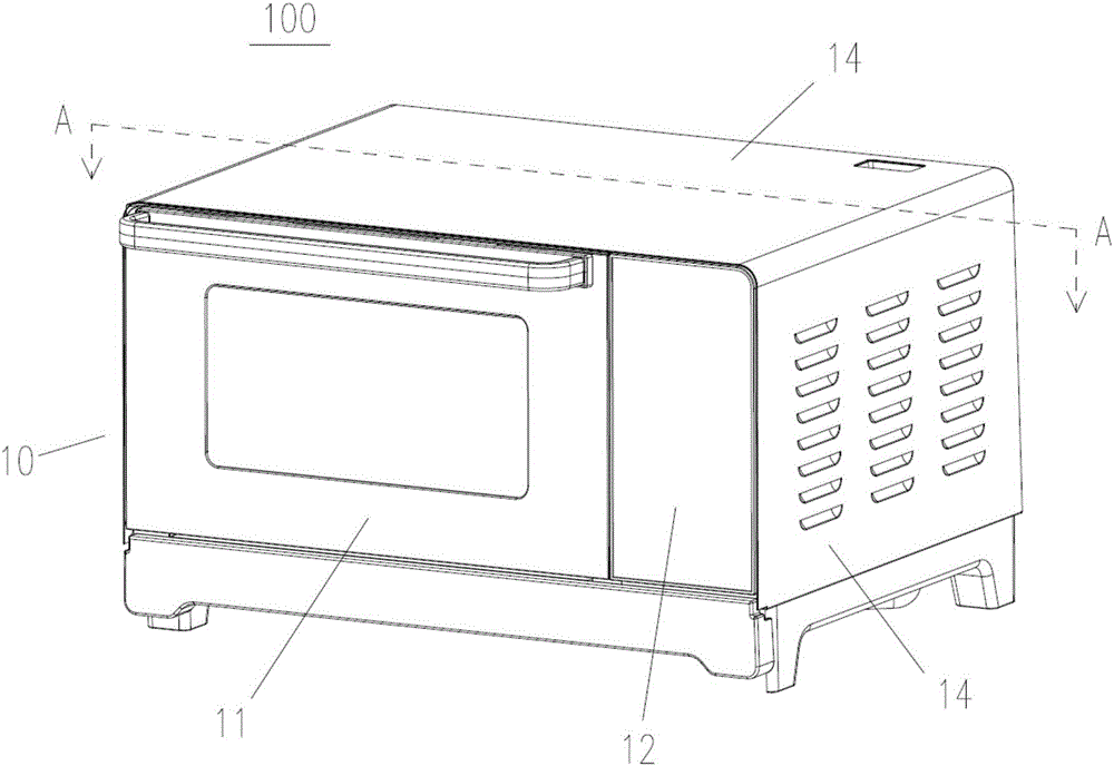 Electric oven for multifunctional bread machine