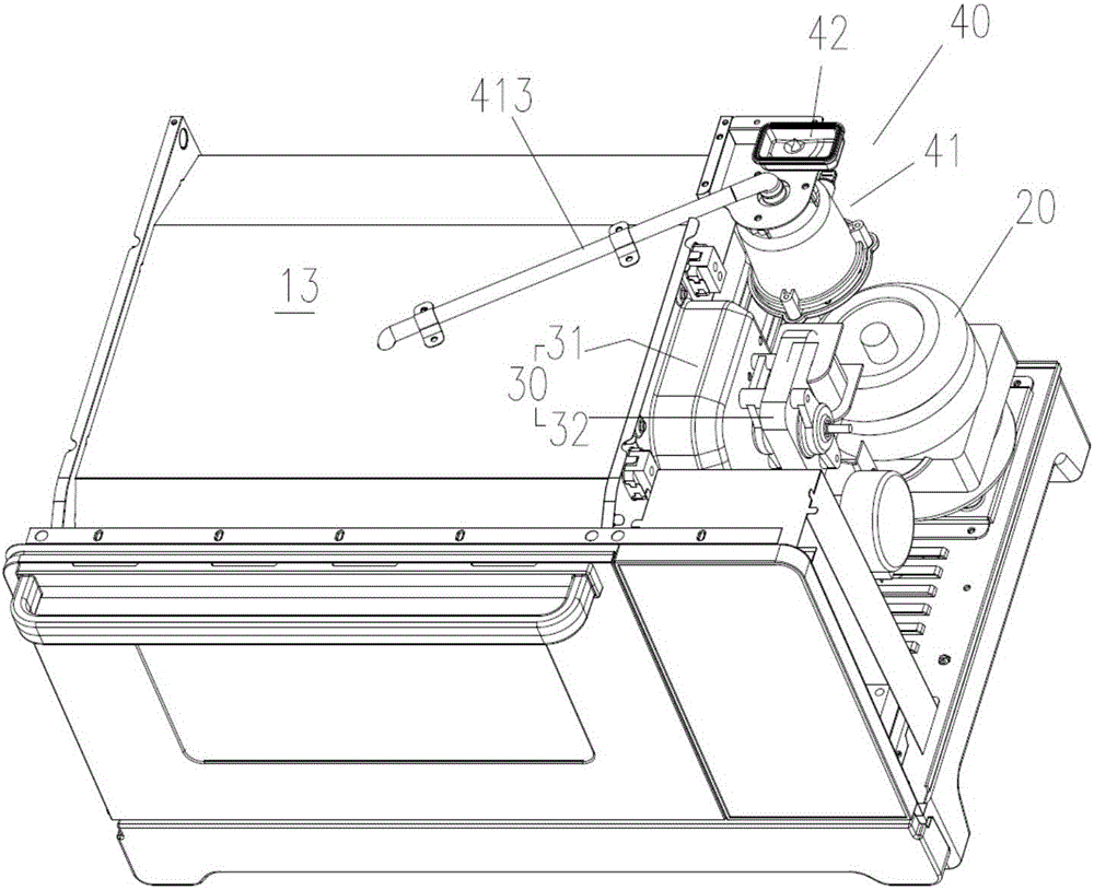 Electric oven for multifunctional bread machine