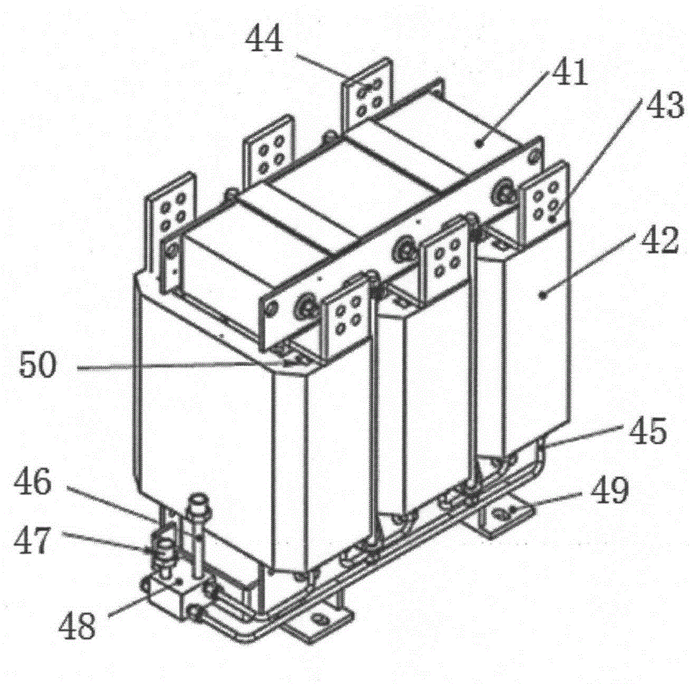 A water-cooled reactor assembly