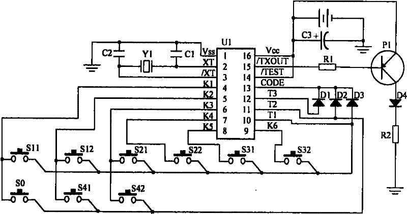 LED (Light Emitting Diode) lighting remote control system capable of adjusting luminance and color temperature