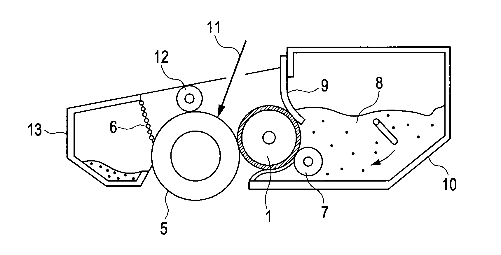 Developer support member, electrophotographic process cartridge and electrophotographic image forming apparatus