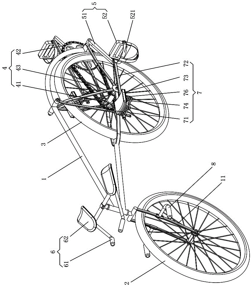 a recumbent bicycle