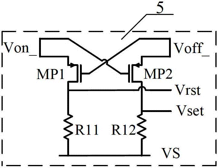 High-voltage side gate drive circuit capable of resisting noise interference