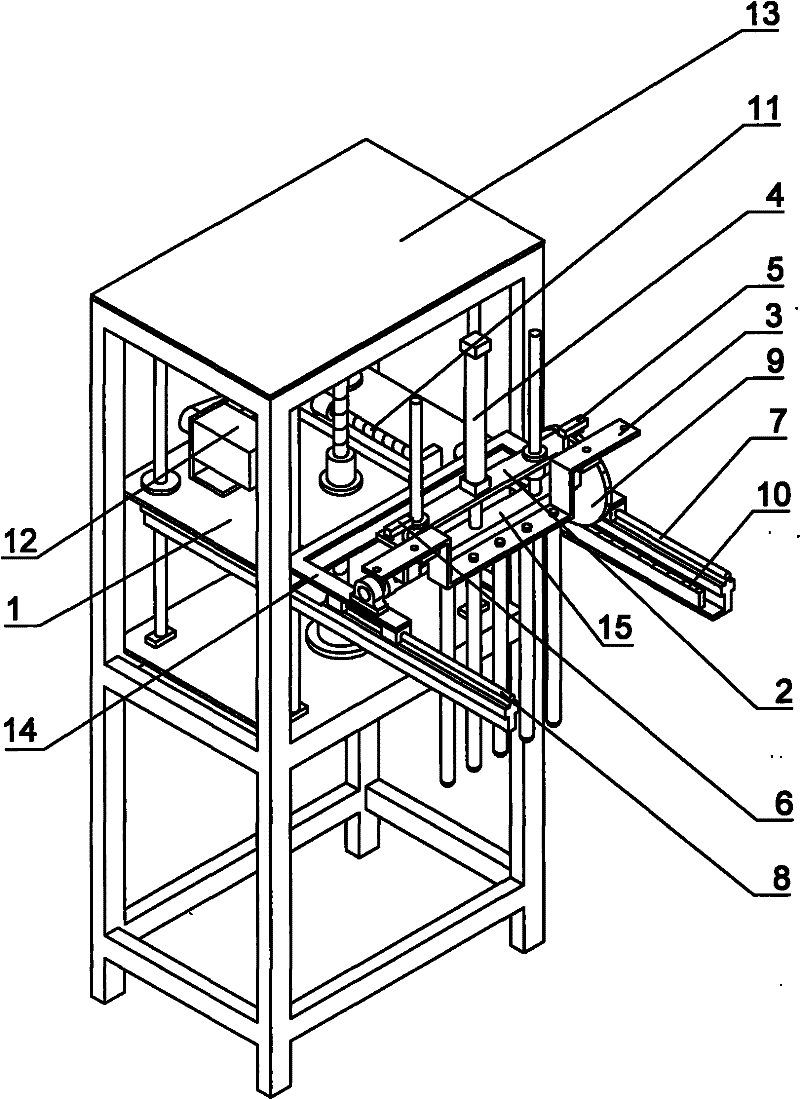 Mould dumping gear for automatic plastics soaking equipment