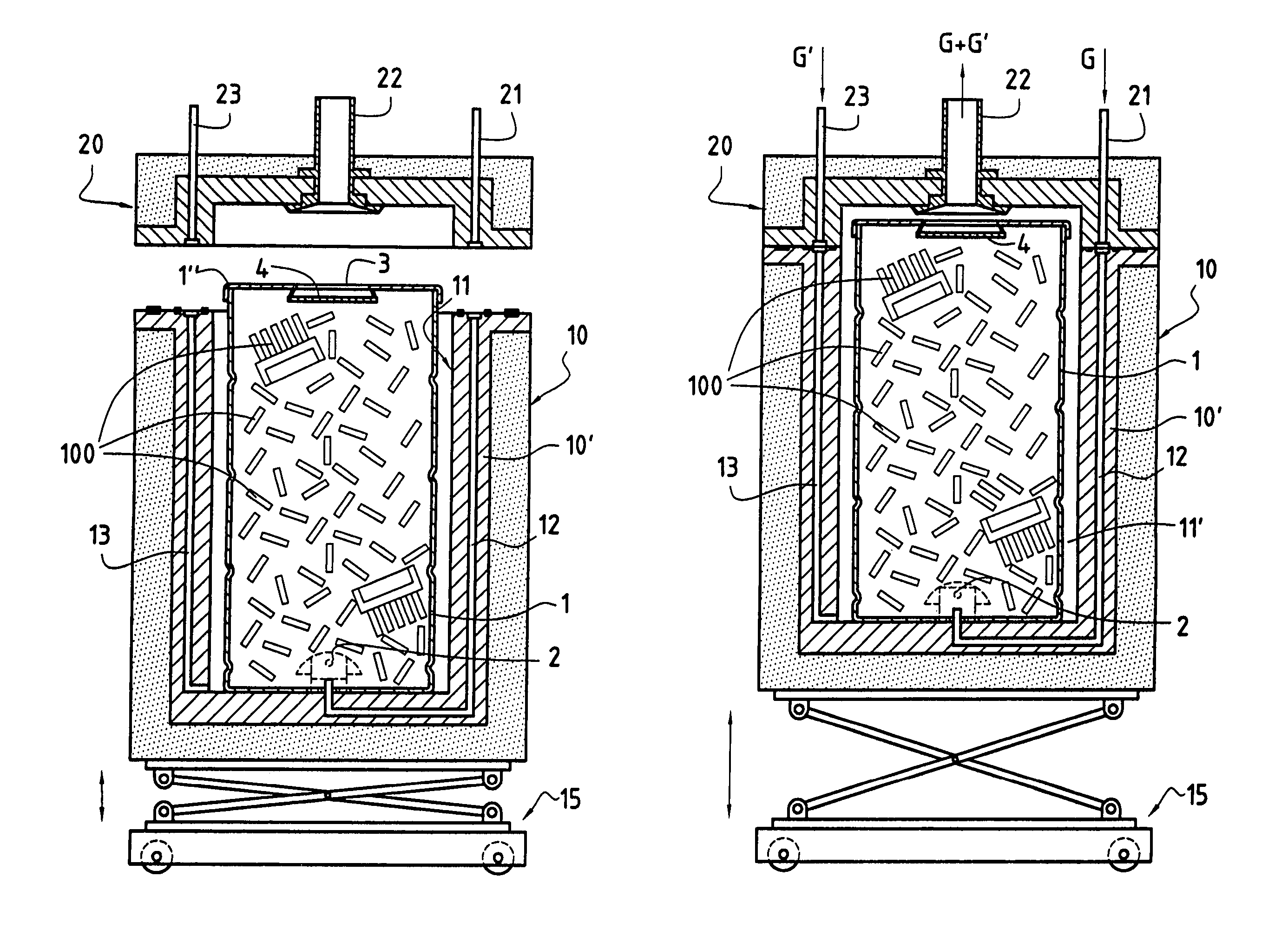 Method of drying metallic waste of pyrophoric tendencies that is to be compacted; apparatus and compacting canister associated with said method