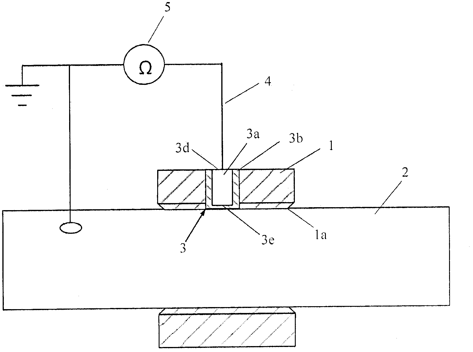 Bearing arrangement, method for detecting wear of a bearing surface in a bearing arrangement and use of a bearing arrangement