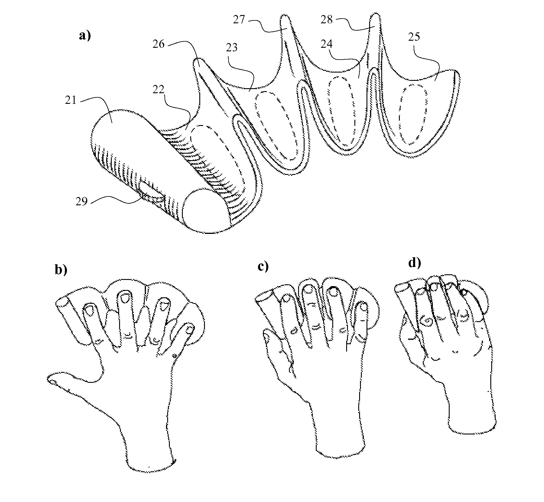 Ergonomic cursor control device that does not assume any specific posture of hand and fingers