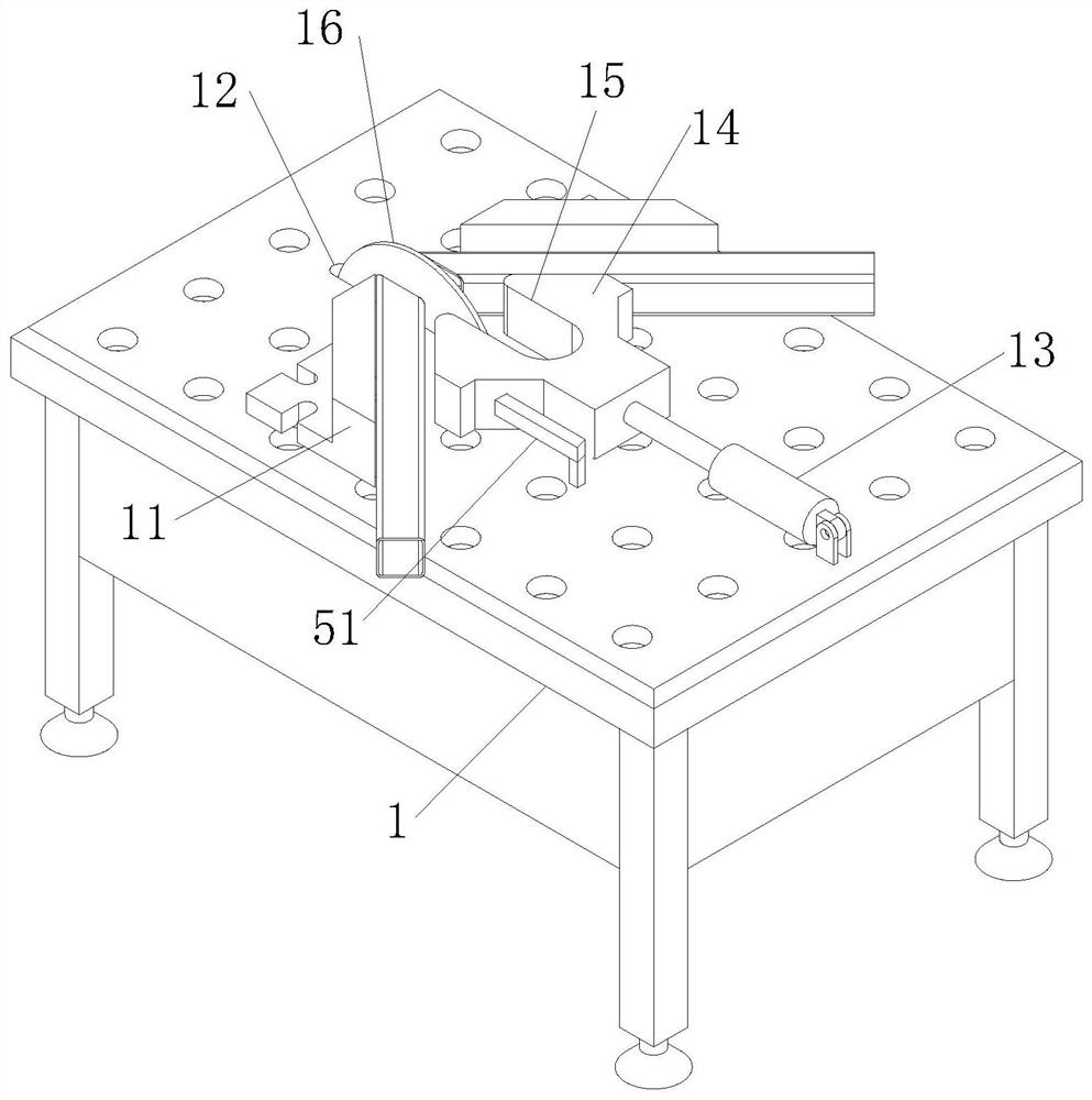 A welding tool for electric tricycle assembly