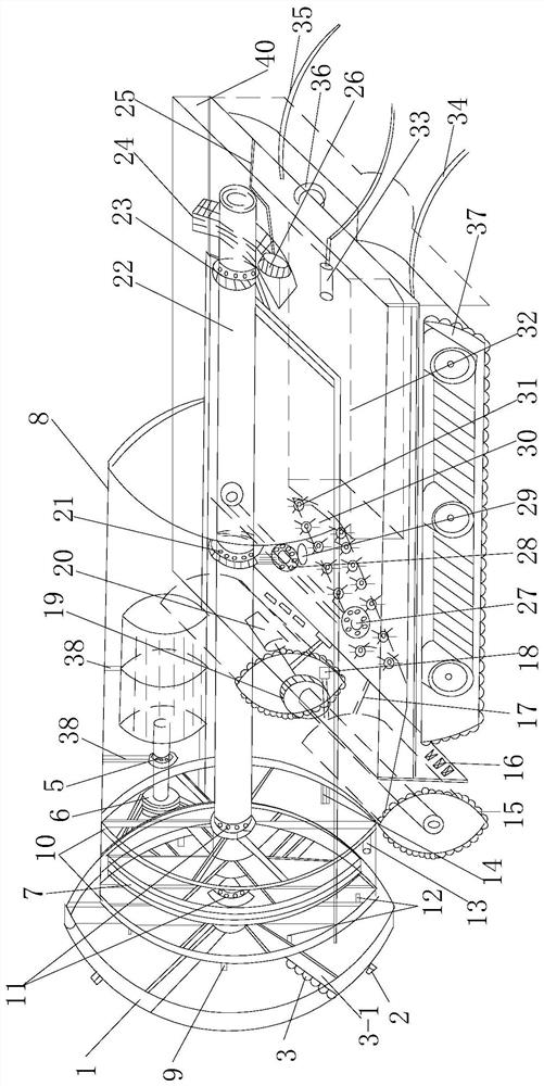 N-shaped hard rock mining machine