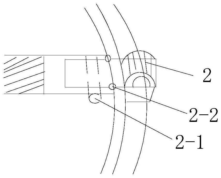 N-shaped hard rock mining machine