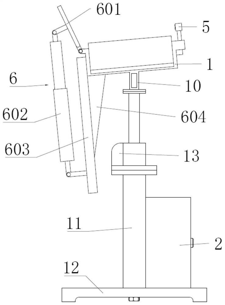 Automatic paper tube erecting device