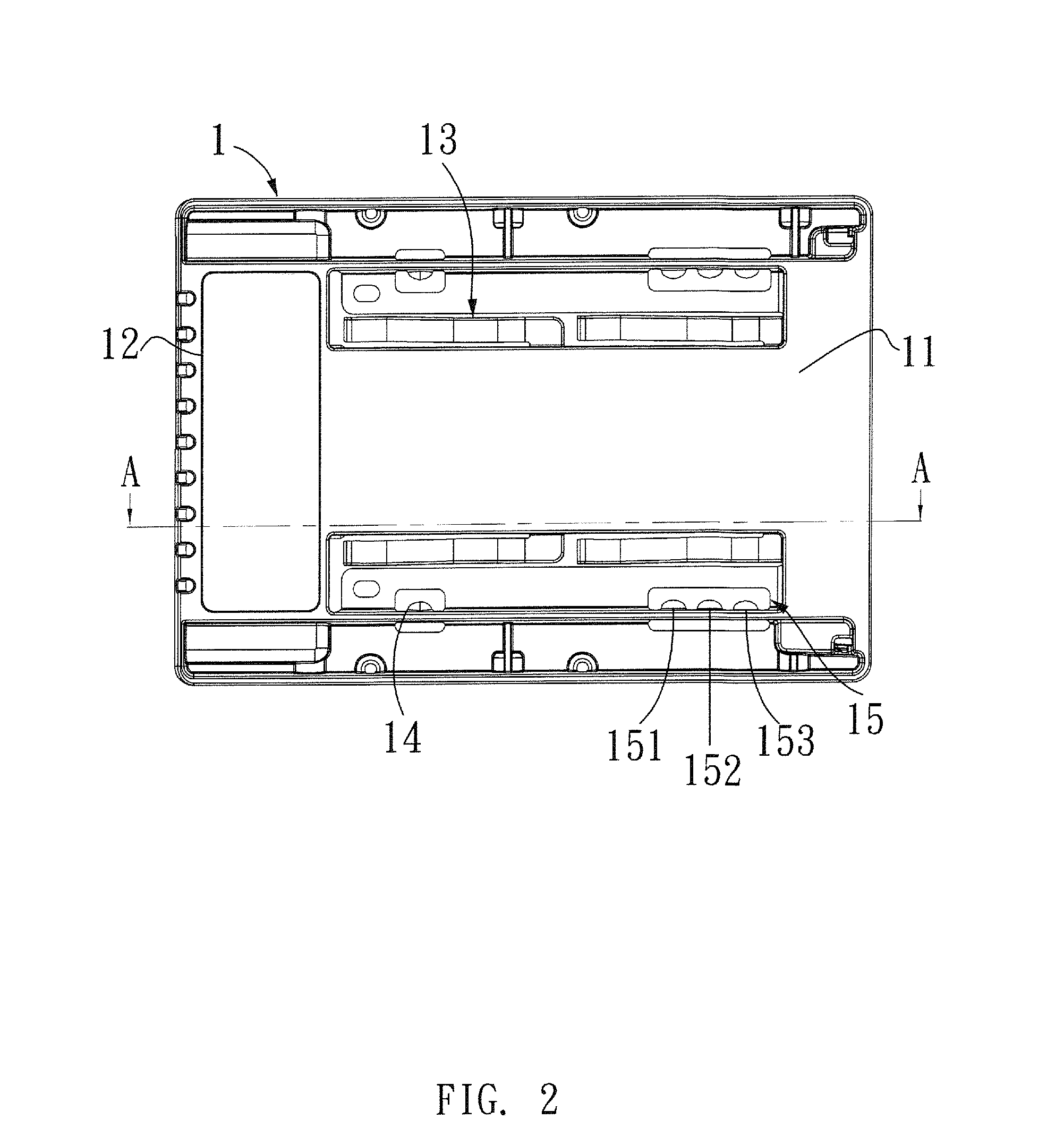Fixing Structure Applicable To Multiple Sizes Of Storage Device