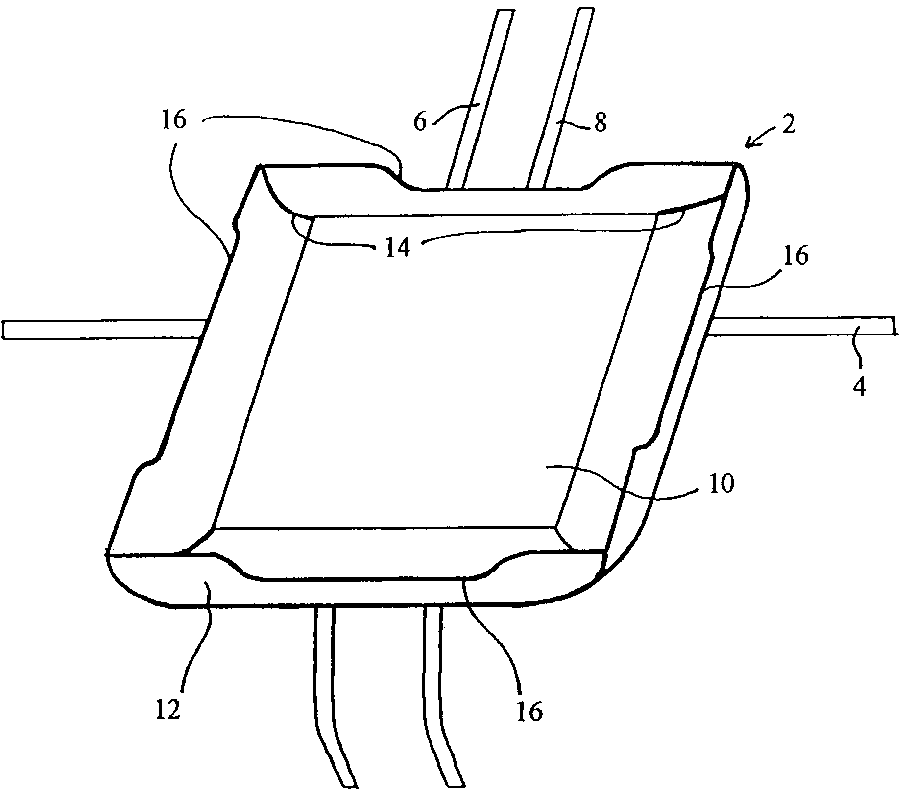 Device for protecting a painter's canvas in particular during its transport