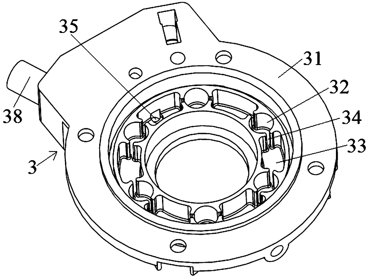 A rotating assembly capable of generating electricity by utilizing self-radial rotating power