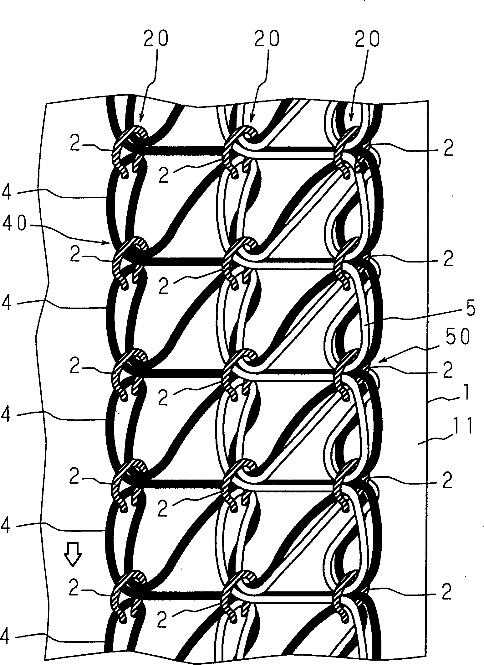 Stitching structure