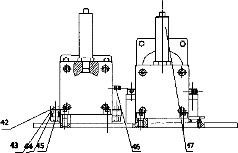 Non-outflow type gas pressure/volume control device