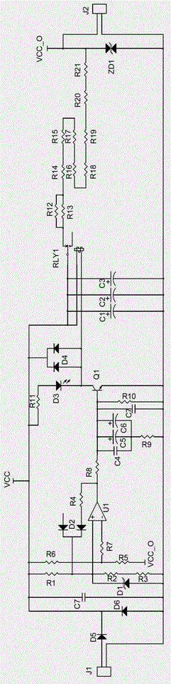 A data center equipment and its overcurrent and undervoltage protection circuit