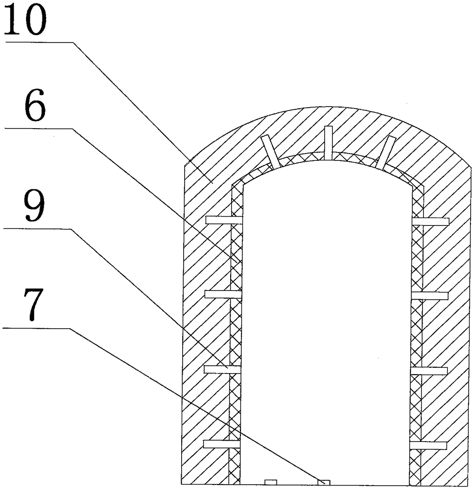 Convenient construction method for tunnel structure