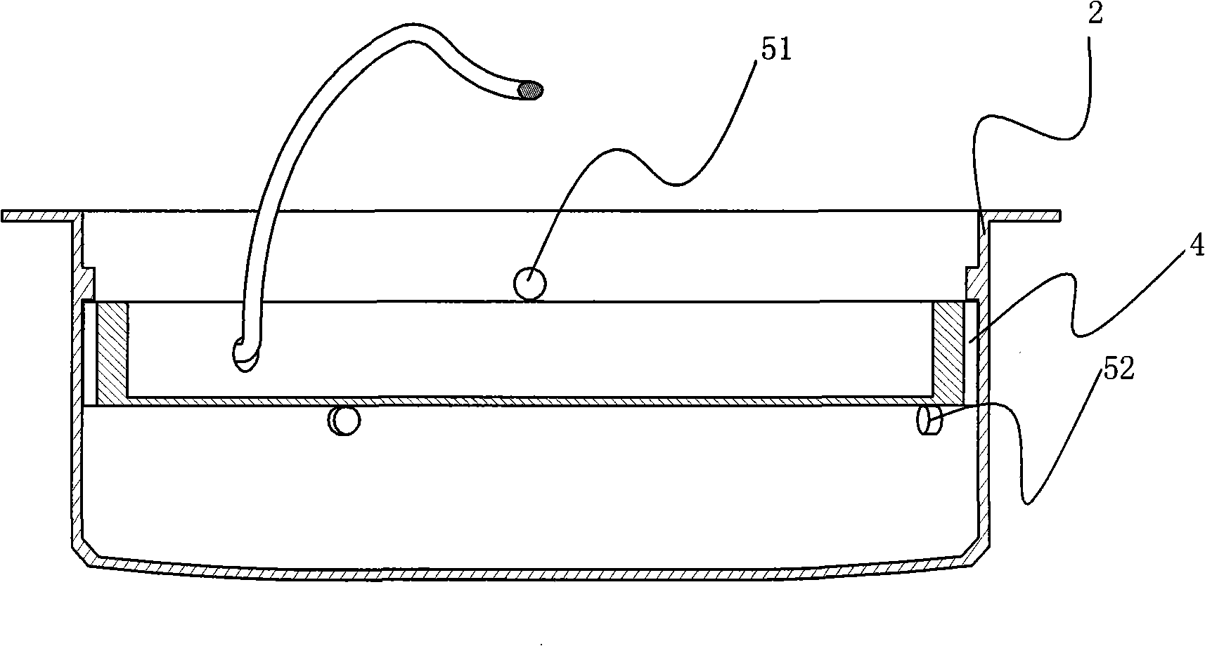 Coffee machine high pressure filtering device capable of adjusting cup share