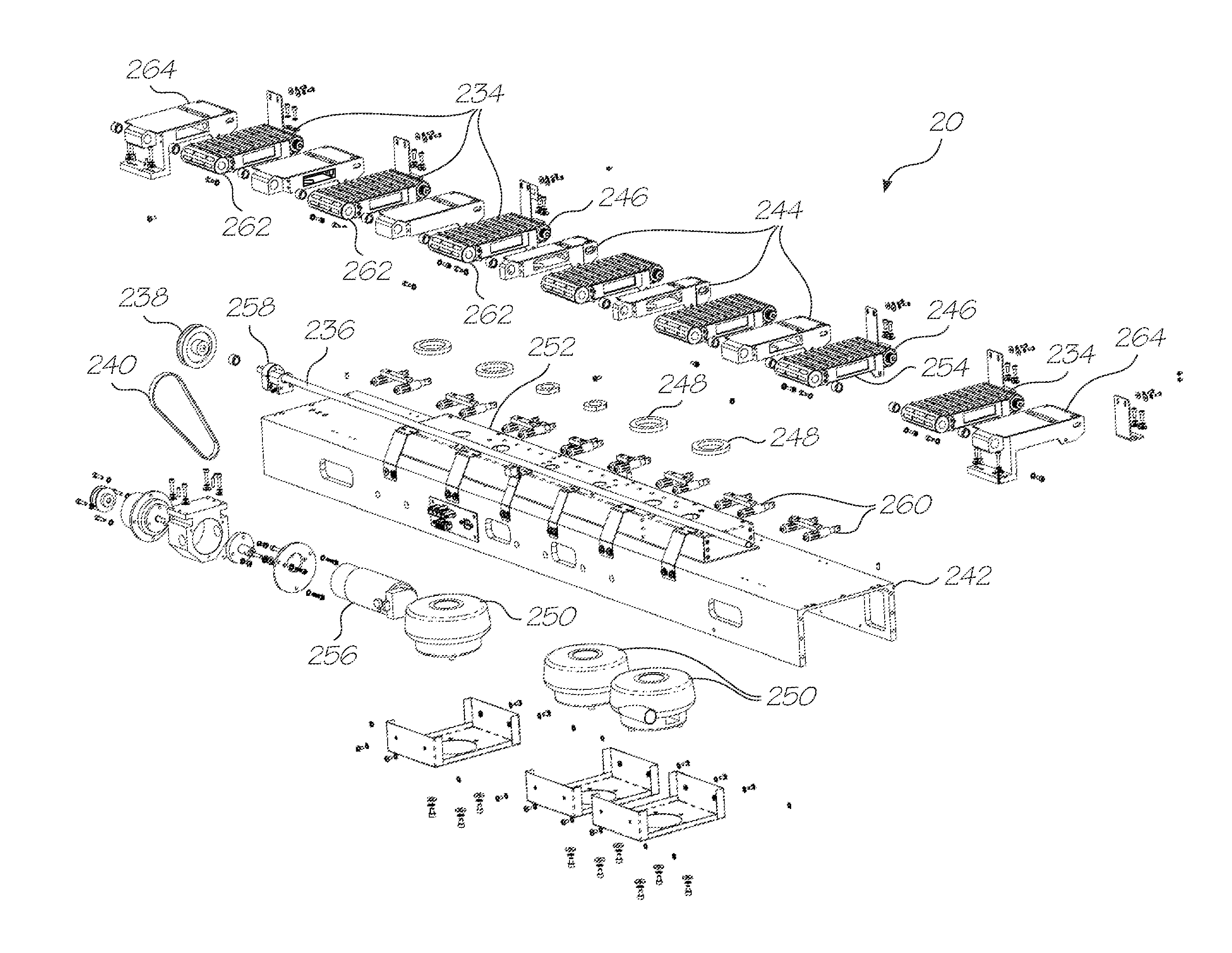 Printing system with scanner to align printhead assembly