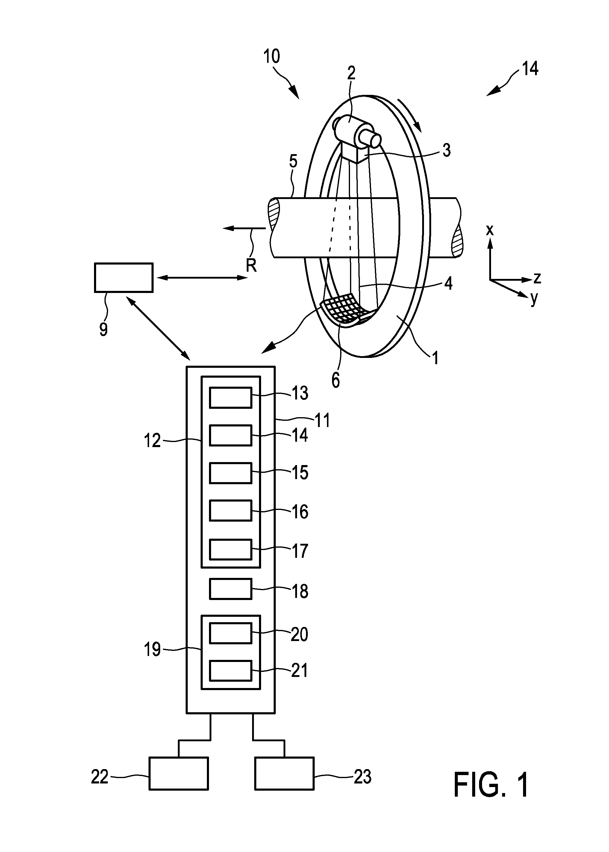 Scan region determining apparatus