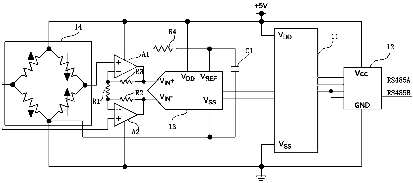 Liquid level continuous measuring device and application thereof