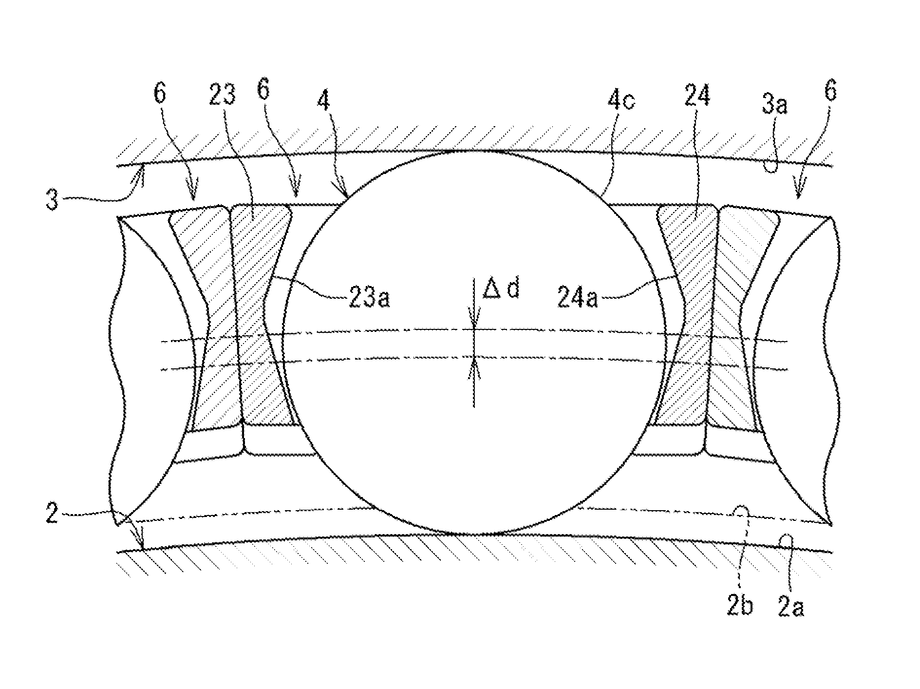 Split cage and roller bearing