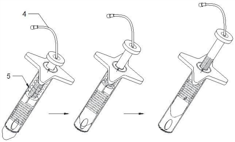 Multifunctional visible trepan for two-channel minimally invasive operation