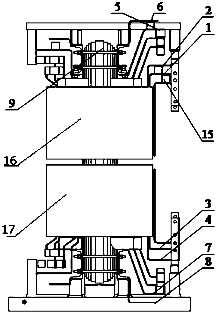 Staggered winding-arranged 24-pulse wave magnetic integrated rectification transformer
