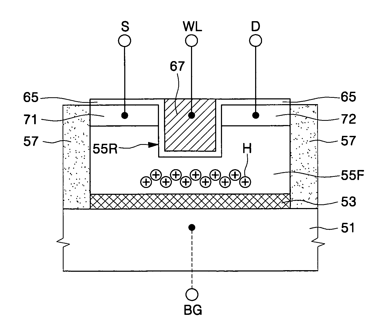 Methods of fabricating a single transistor floating body DRAM cell having recess channel transistor structure