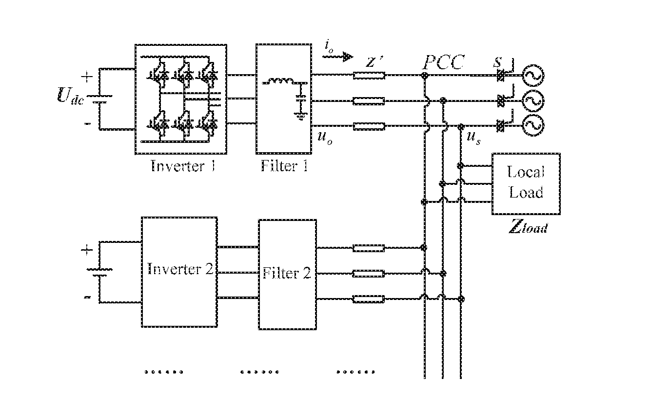 Steady state control method for three-phase double-mode inverter