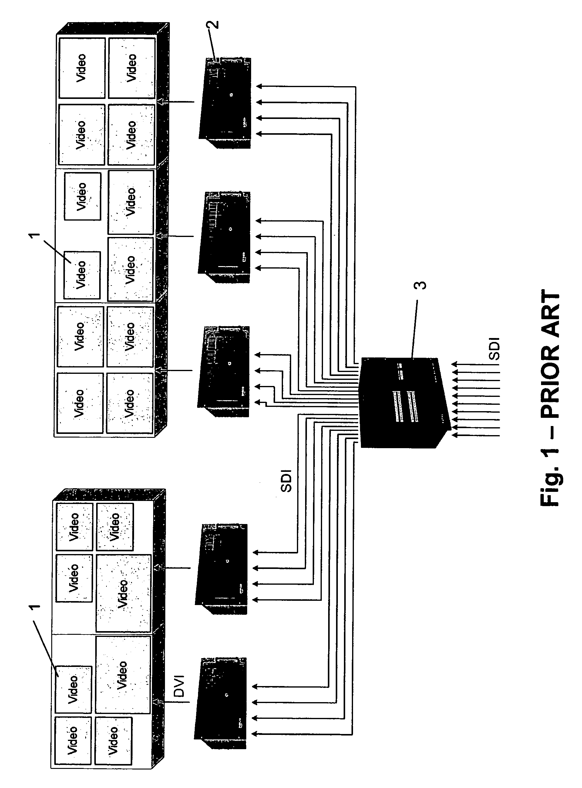 Network displays and method of their operation