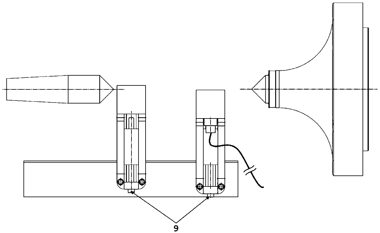 A general-purpose auxiliary support for shaft grinding teeth