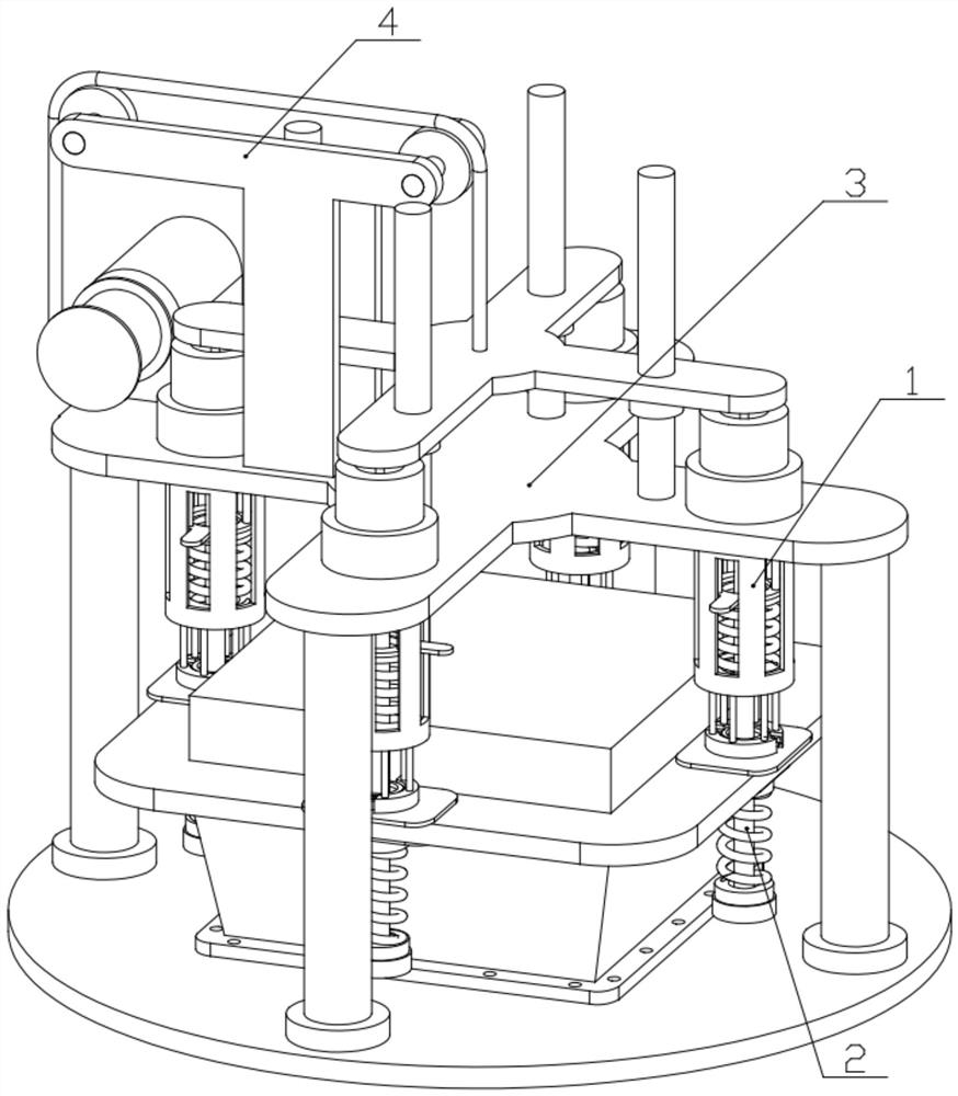 Self-adaptive damping type slow draft device