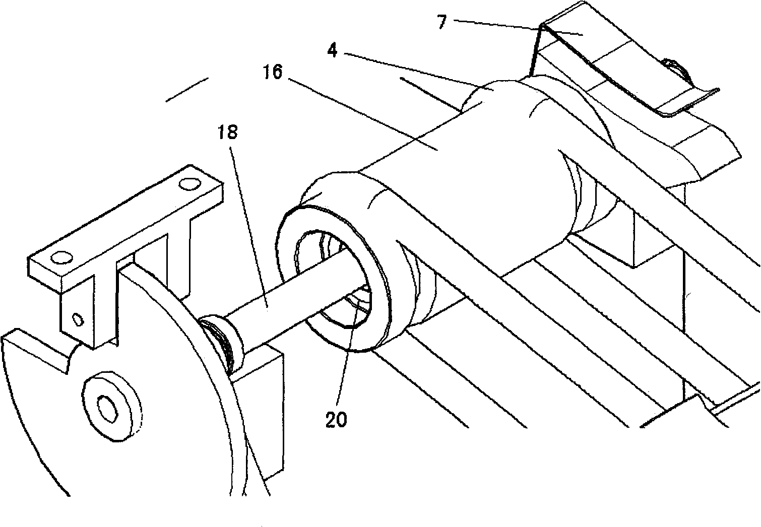 Card distributing mechanism for automatic card shuffling machine and card turning clip device thereof