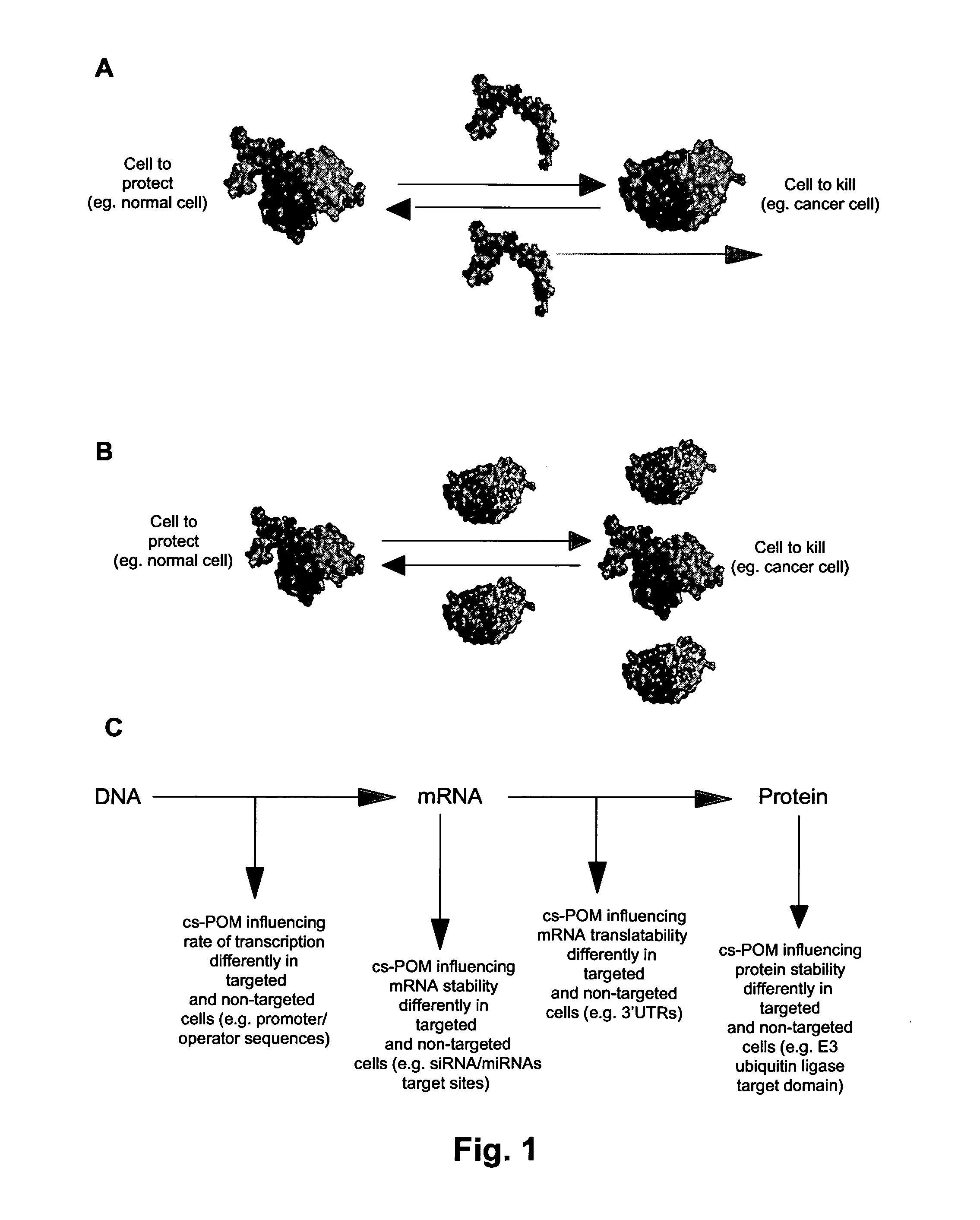 Systems and methods for diminishing cell growth and inducing selective killing of target cells