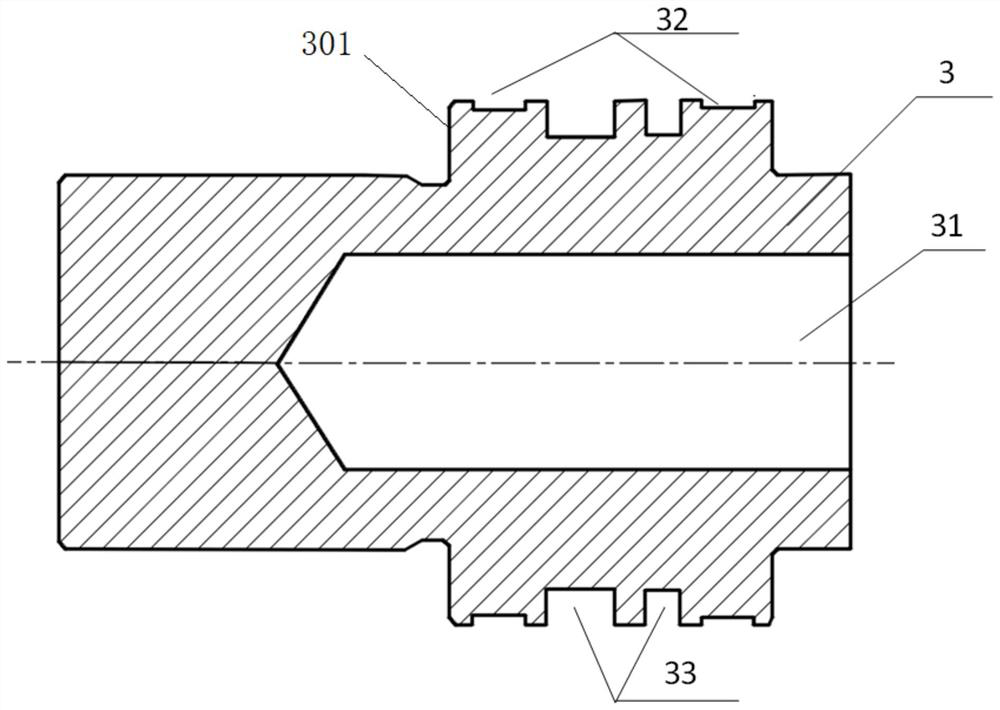 A multi-channel self-adaptive pressure balance ammunition press forming tooling