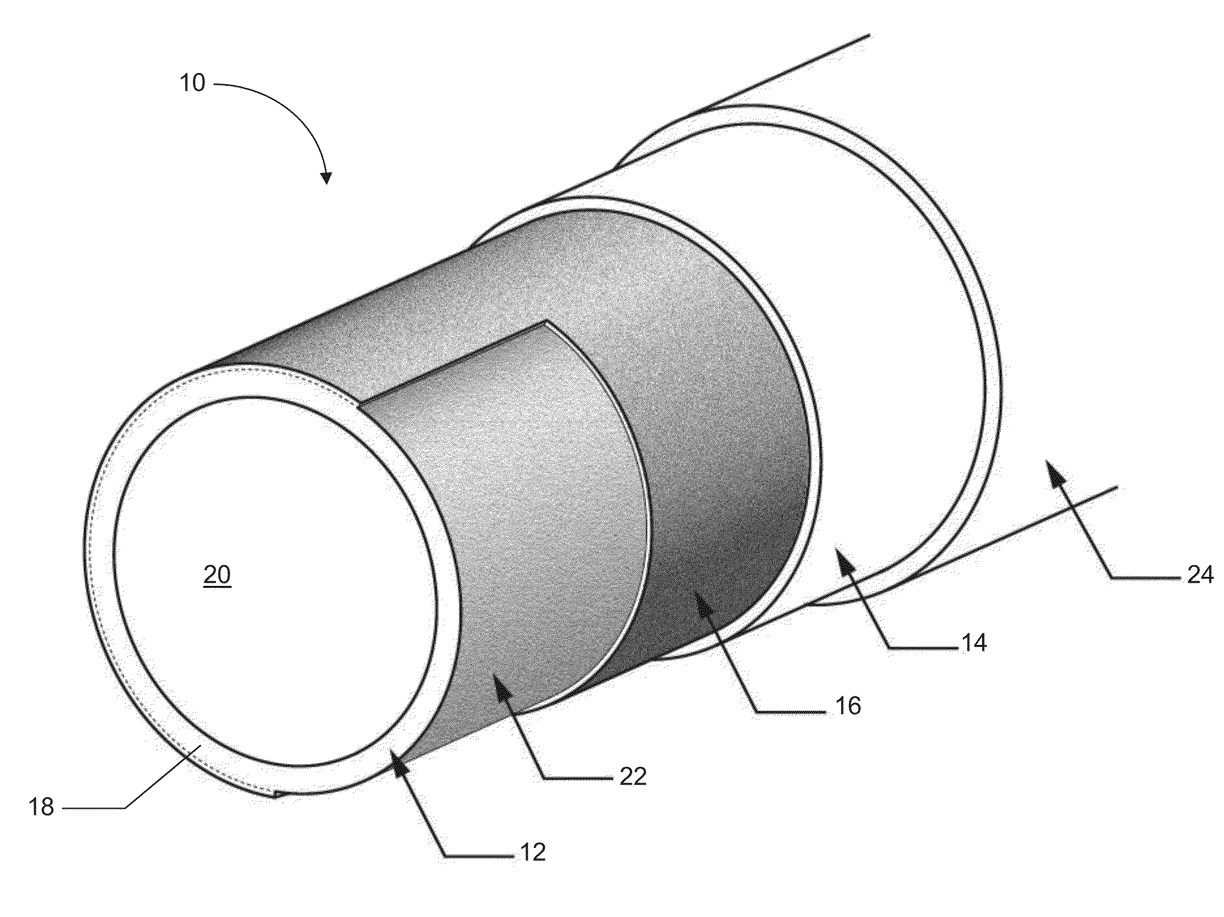 Thermoplastic extrusion with vapor barrier and surface sulfonation