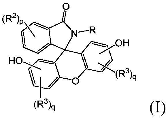 2-hydrocarbyl-3-(dihydroxyfluoresceinyl)phthalimidine monomers, methods of manufacture, and copolymers derived therefrom