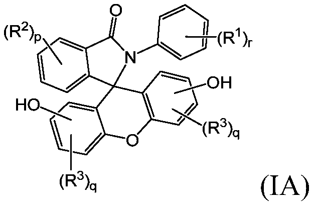 2-hydrocarbyl-3-(dihydroxyfluoresceinyl)phthalimidine monomers, methods of manufacture, and copolymers derived therefrom