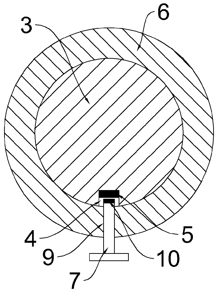 Dialysis catheter fixing device used in nephrology department