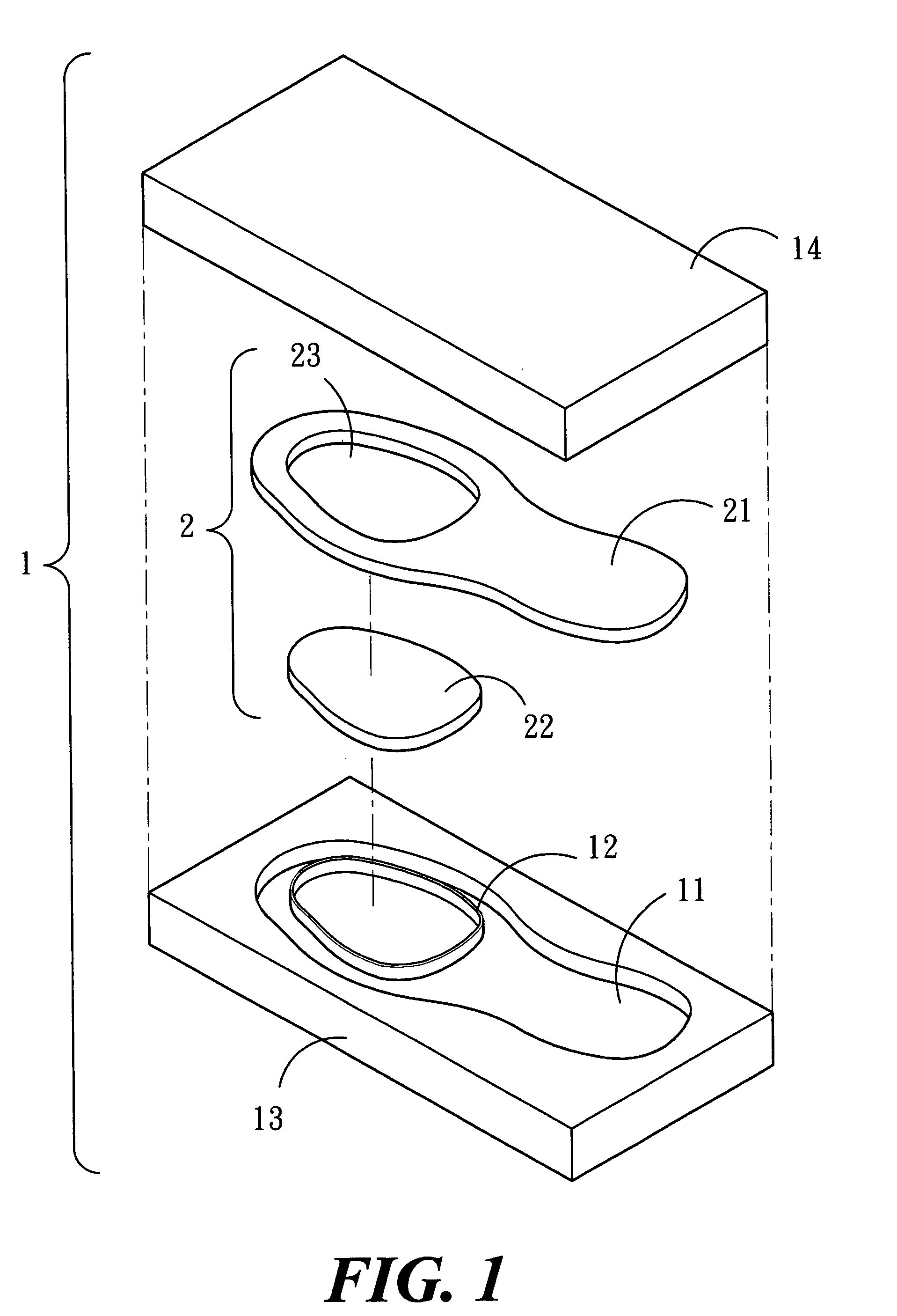 Structure for outsole-making process